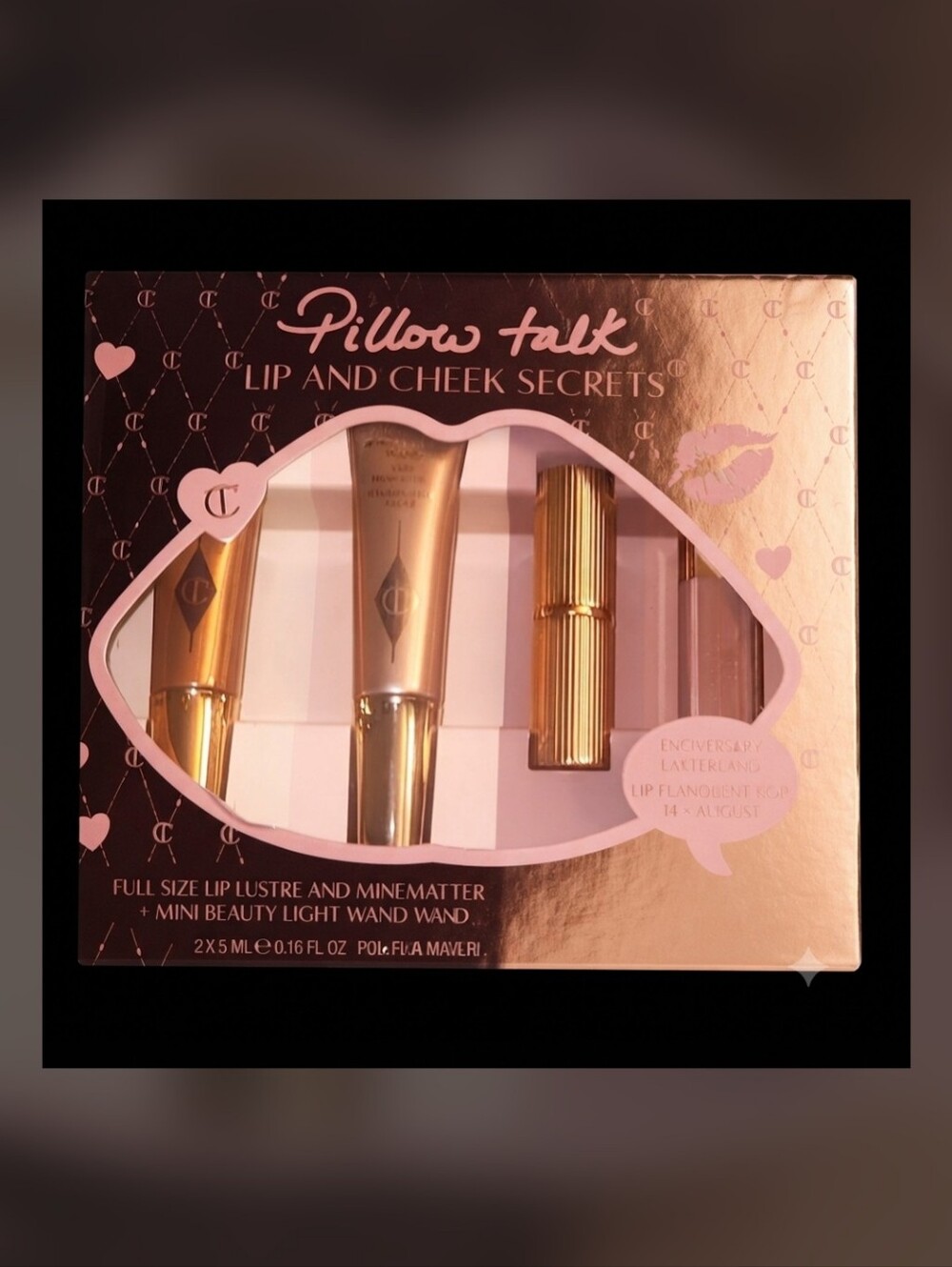 Charlotte Tilbury Pillow Talk Lip & Cheek Secrets Set - new